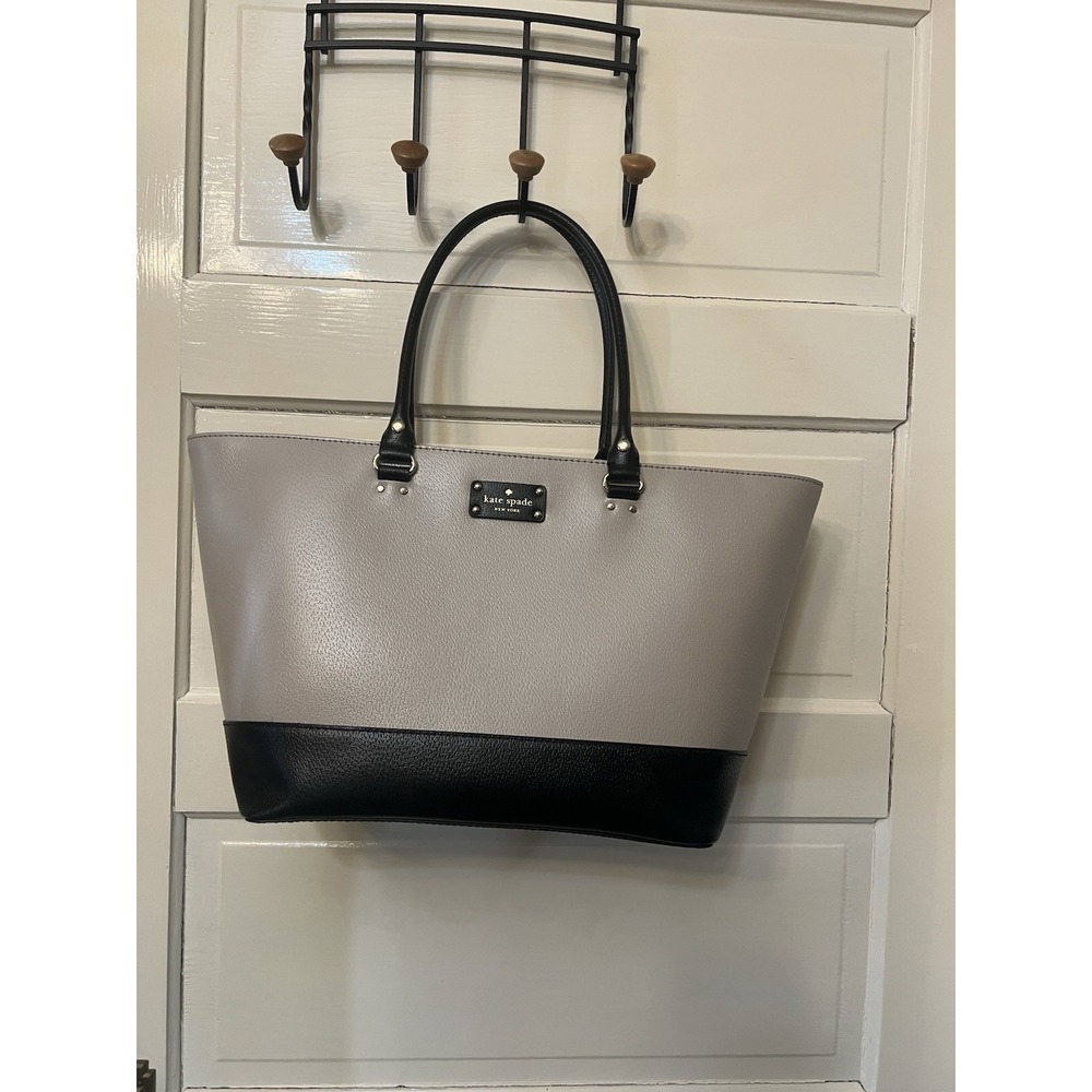 Kate Spade New York Hand Bag purse Berkeley Lane Medium Harmony EUC beige D Brwn